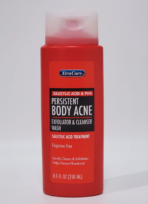 LIMPIADOR FACIAL EXFOLIANTE PARA HOMBRES PARA EL ACNE PERSISTENTE CON ACIDO SALICILICO Y PHA XTRACARE 250ML