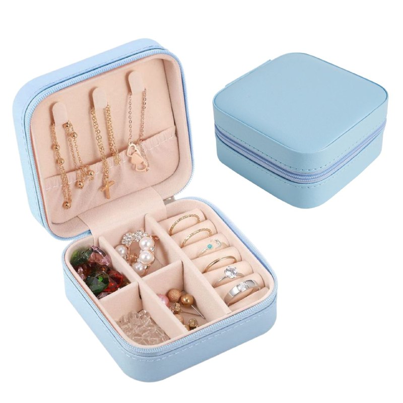 ORGANIZADOR DE JOYAS, MINI JOYERO PORA BOLSO 5 COLORES