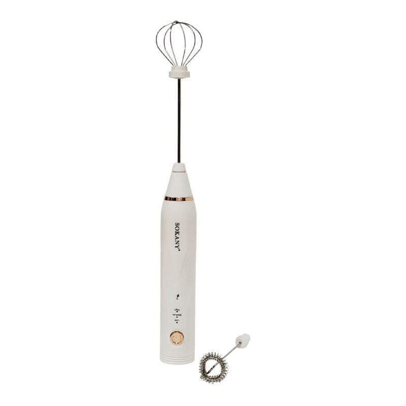 MAQUINA BATIDOR DE MANO DE BAJO RUIDO, CARGA USB Y CABEZALES DOBLES SOKANY SK-201A