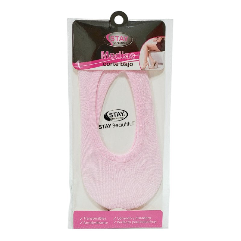 MEDIAS DE CORTE BAJO TRANSPIRABLES ANTIDESLIZANTES PARA MUJERES TALLA UNICA 1 PAR STAY BEAUTIFUL, 6 ESTILOS