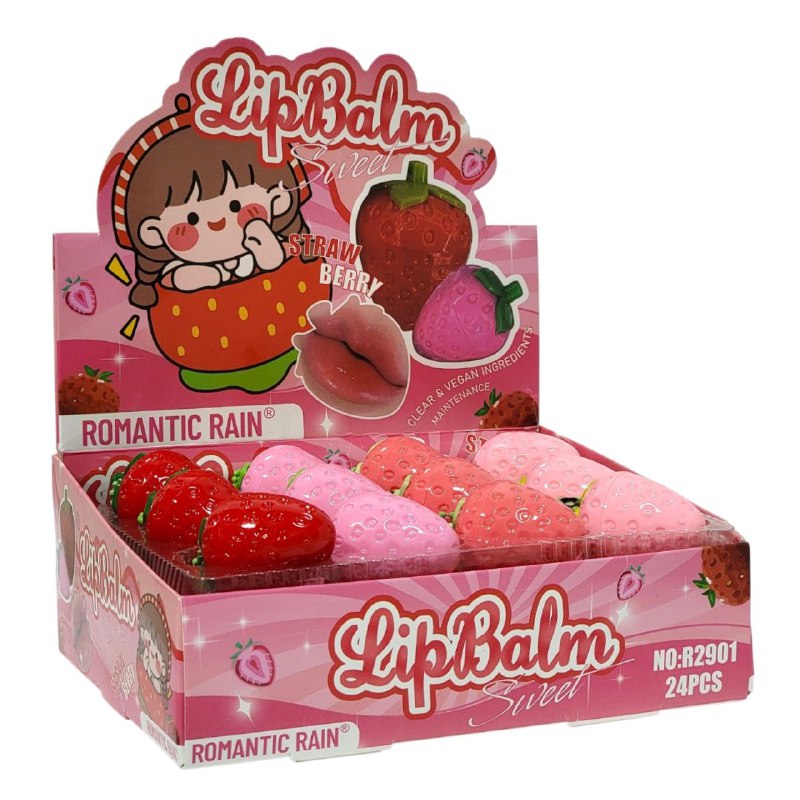 BRILLO LABIAL BALSAMO DE FRESA ROMANTIC RAIN