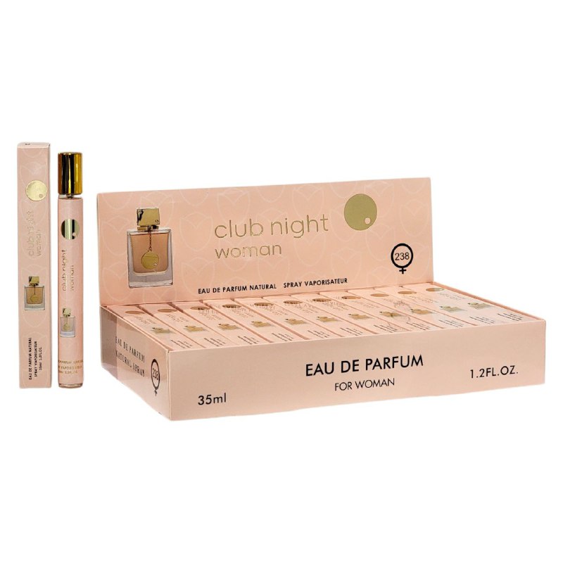 PERFUME EN TUBO PARA MUJER CLUB NIGHT WOMAN EDP 35ML (M) (AROMA SIMILAR ARMAF CLUB DE NUIT WOMAN)
