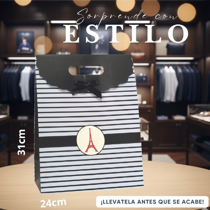 BOLSA DE REGALO GRANDE 24X31CM