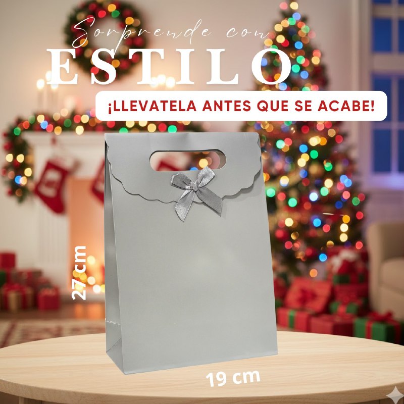 BOLSA DE REGALO MEDIANO 19X27CM