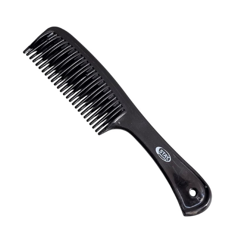 CEPILLO PEINE DESENREDANTE CON MANGO DE DIENTES ANCHOS STAY BEAUTIFUL 21CM
