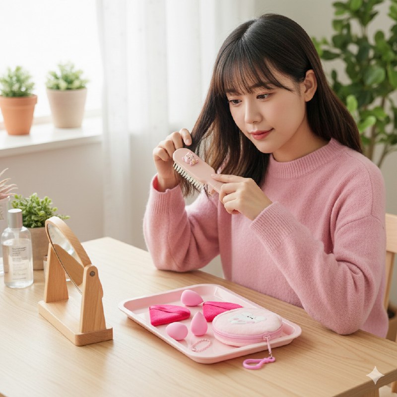 SET DE CUIDADO PERSONAL Y BELLEZA FACIAL 7PCS KISS LOVELY