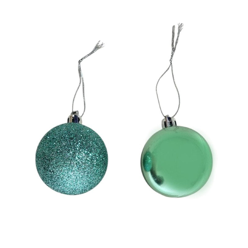 DECORACION ADORNO NAVIDEÑO PAQUETE DE 20 BOLAS DECORATIVAS, 5CM IDEALES PARA DARLE UN TOQUE UNICO A TU ARBOL DE NAVIDAD