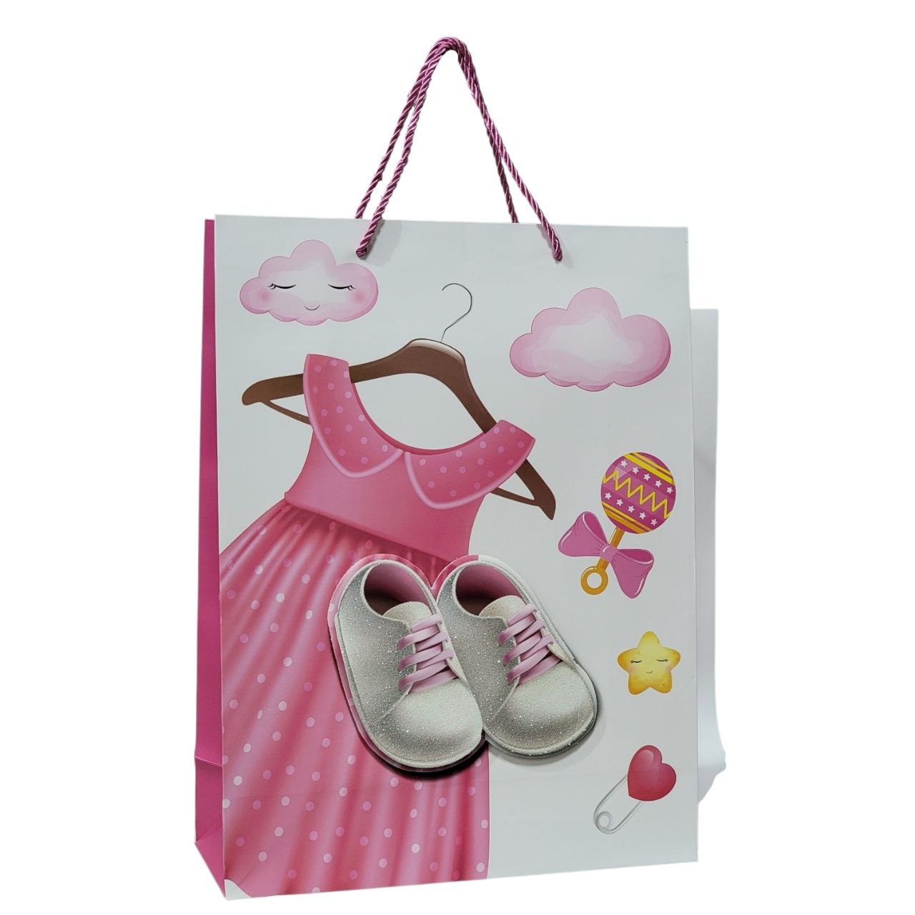 BOLSA DE REGALO PARA BABY SHOWER GRANDE  30X40X12CM