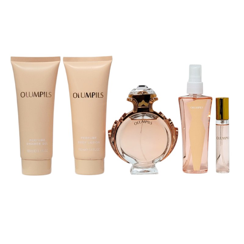SET OLUMPILS EDP 100ML, EDP 15ML, SPLASH 100ML, SHOWER GEL 150ML, BODY LOTION 150ML (M)