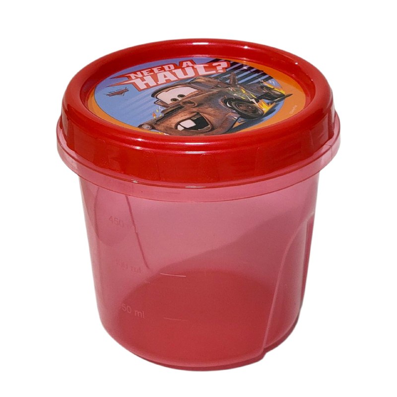 ORGANIZADOR RECIPIENTE PARA NIÑOS CON DISEÑO DE CARS