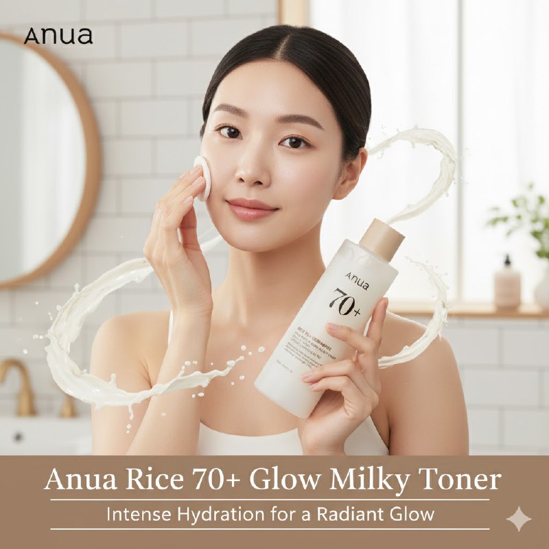 TONICO FACIAL LECHOSO DE ARROZ Y CERAMIDA BRILLANTE REFRESCANTE ANUA 250ML