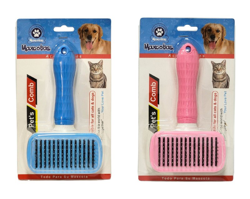 CEPILLO PEINE PARA MASCOTAS PERROS Y GATOS MAXCOTAS