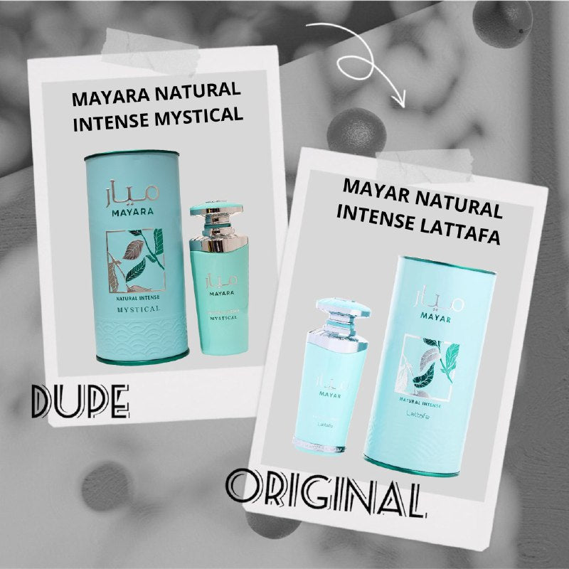MAYARA NATURAL INTENSE MYSTICAL EDP 100ML (M) (AROMA SIMILAR LATTAFA MAYAR NATURAL INTENSE)