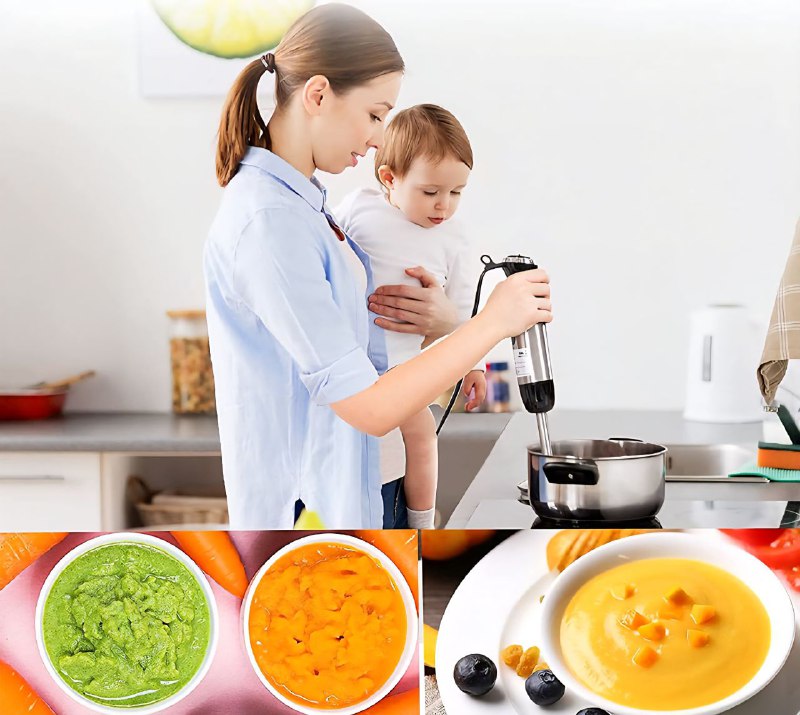 MAQUINA BATIDORA DE MANO 2 EN 1, ALTA POTENCIA 800W, DISEÑO DE EMPUÑADURA ERGONOMICA, LIMPIEZA FACIL Y RAPIDA, PROCESADOR DE ALIMENTOS MULTIFUNCIONAL CUCHILLAS DE ACERO INOXIDABLE SOKANY SK-1719