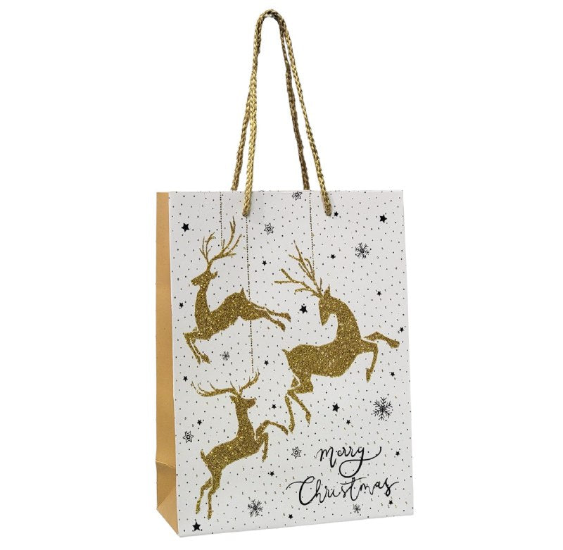 BOLSA DE REGALO NAVIDEÑA PEQUEÑA 18X24X8CM