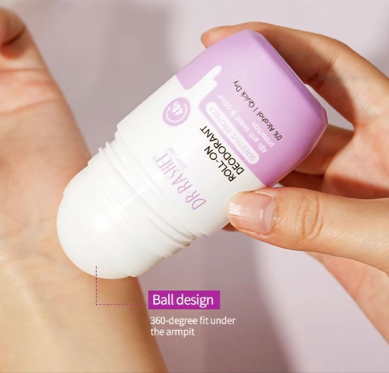 DESODORANTE ROLL ON, PROTECCION CONFIABLE DE 48H, PREVIENE LA IRRITACION DE LA PIEL, PROTECCION CONTRA SUDOR Y BACTERIAS, SIN PERFUMES DR RASHEL 50ML