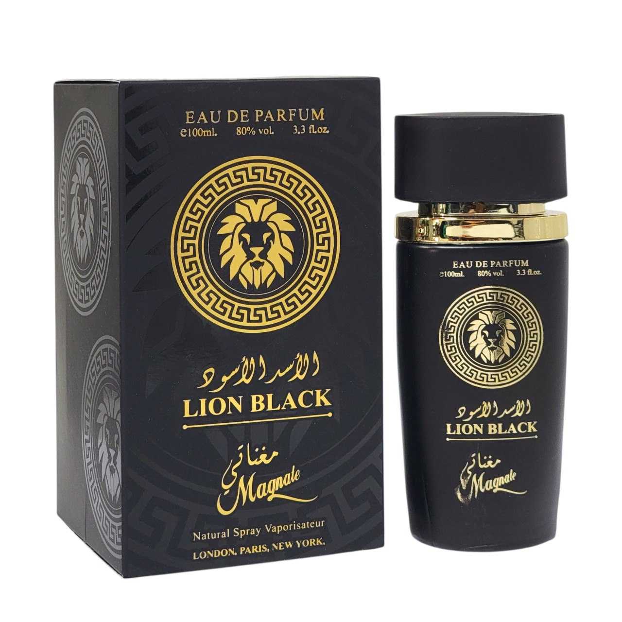 MAGNATE LION BLACK EDP 100ML (H) (LATTAFA ASAD)
