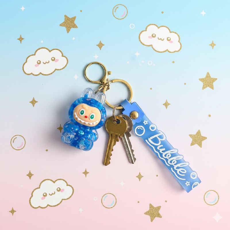 LLAVEROS DE ARENA MOVEDIZA LIQUIDA, 4 ESTILOS DISPONIBLES