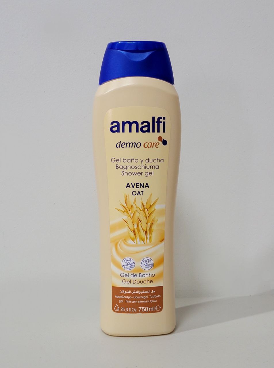 GEL DE DUCHA DE AVENA AMALFI DERMO CARE 750ML