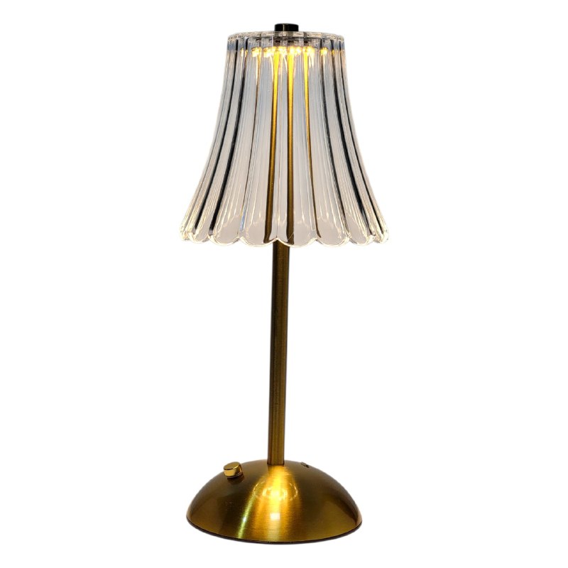 LAMPARA DECORATIVA LED DE MESA DIAMANTE CON 2 INTENSIDADES AJUSTABLES