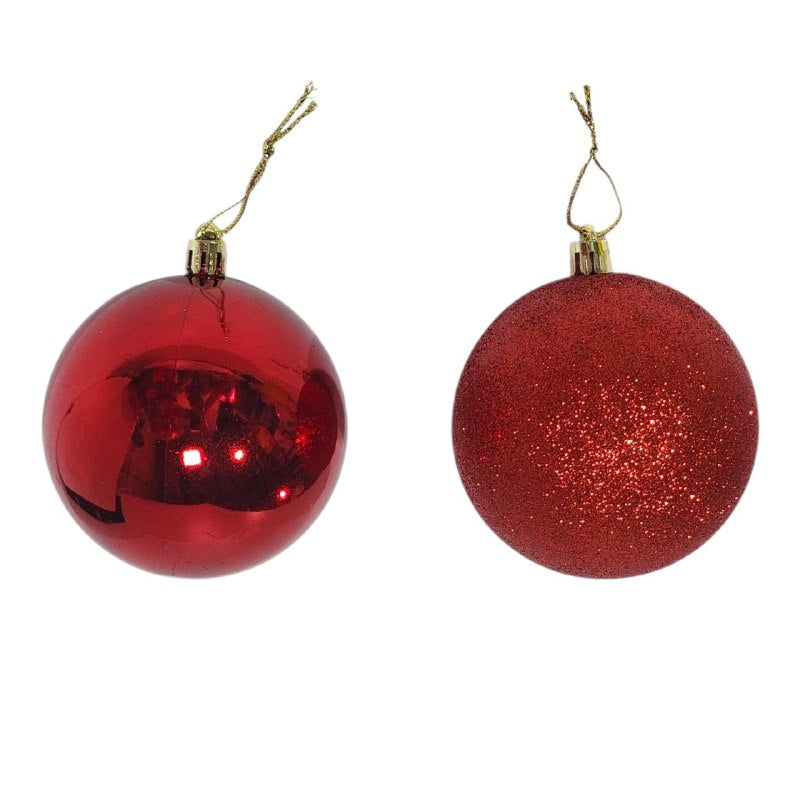 DECORACION ADORNO NAVIDEÑO PAQUETE DE 20 BOLAS DECORATIVAS,8 CM 49X64X49 IDEALES PARA DARLE UN TOQUE UNICO A TU ARBOL DE NAVIDAD