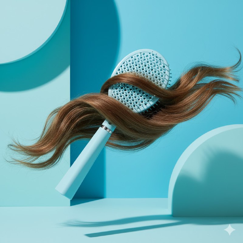 CEPILLO PEINE PARA EL CABELLO MASAJEADOR Y DESENREDANTE EN FORMA DE RAQUETA DE TENIS, 3 COLORES