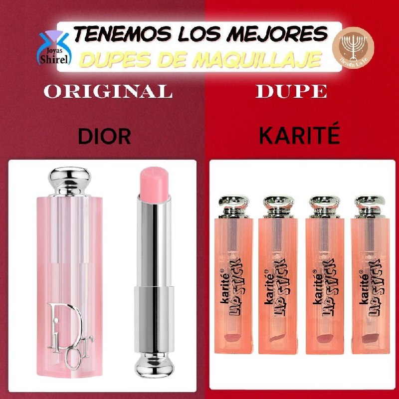 BRILLO LABIAL LIPSTICK MATTE DE LARGA DURACION KARITE DUPE DE CHRISTIAN DIOR