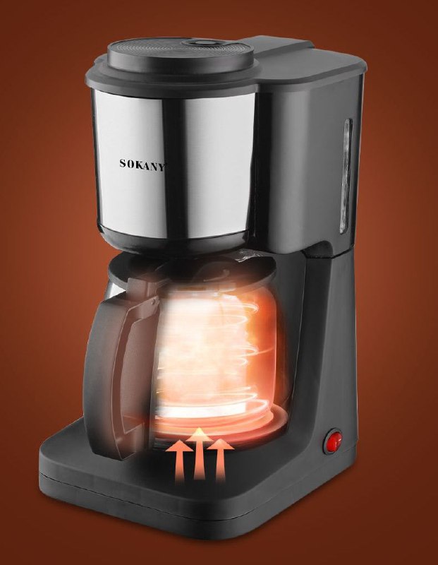 MAQUINA CAFETERA 650W, SK-125 SOKANY 900ML