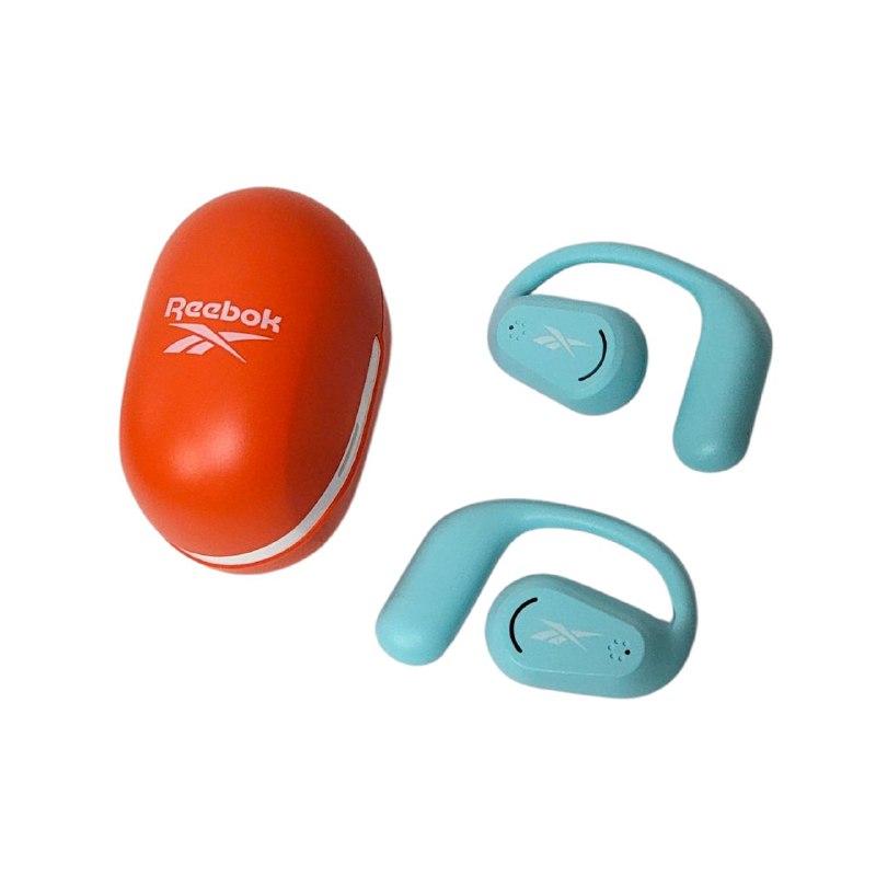 AUDIFONOS AURICULARES INALAMBRICOS ABIERTOS, BATERIA 12H, 2 CARGAS ADICIONALES EN EL ESTUCHE, TECNOLOGIA PORTATIL ABIERTA REEBOK