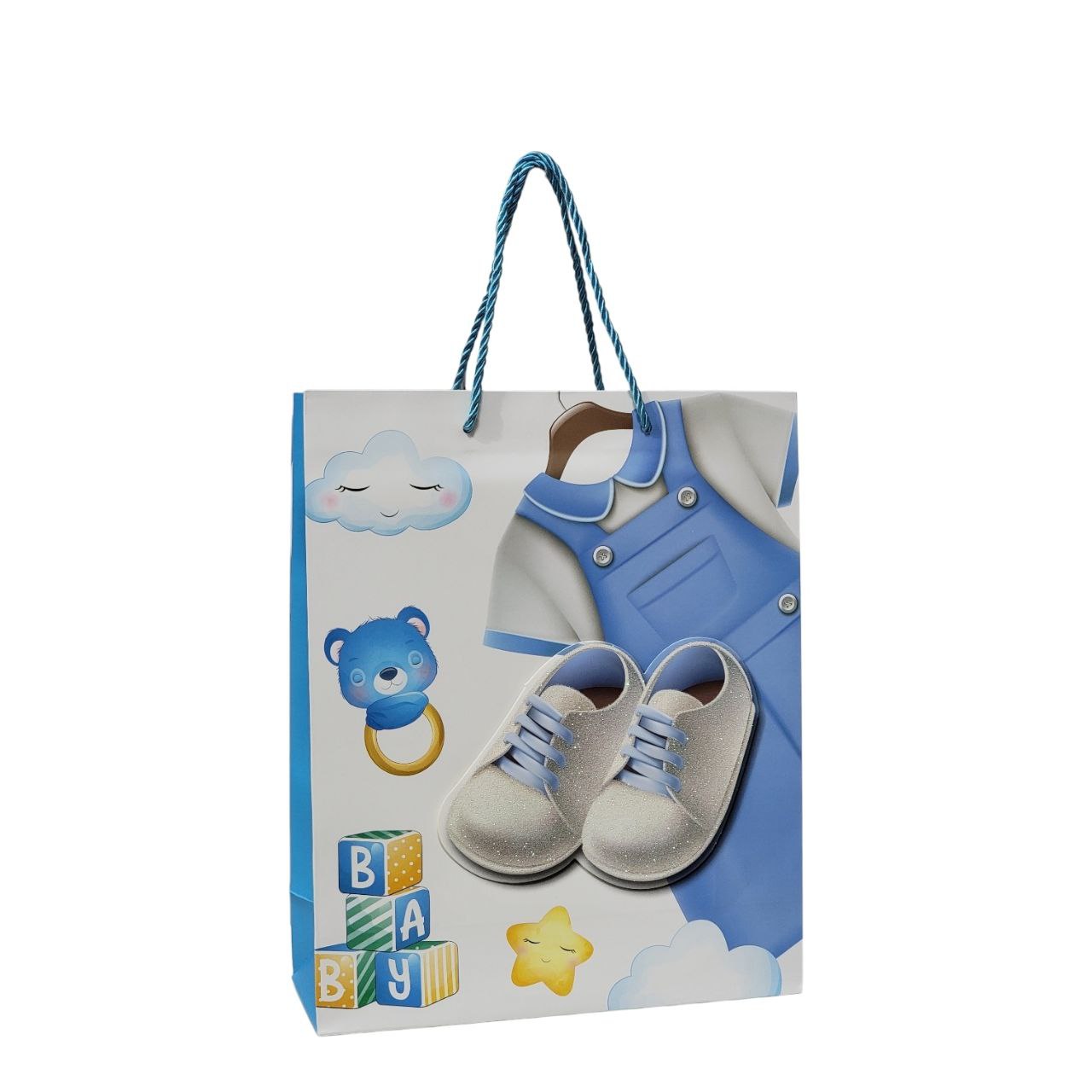 BOLSA DE REGALO PARA BABY SHOWER MEDIANA 32X26X10CM