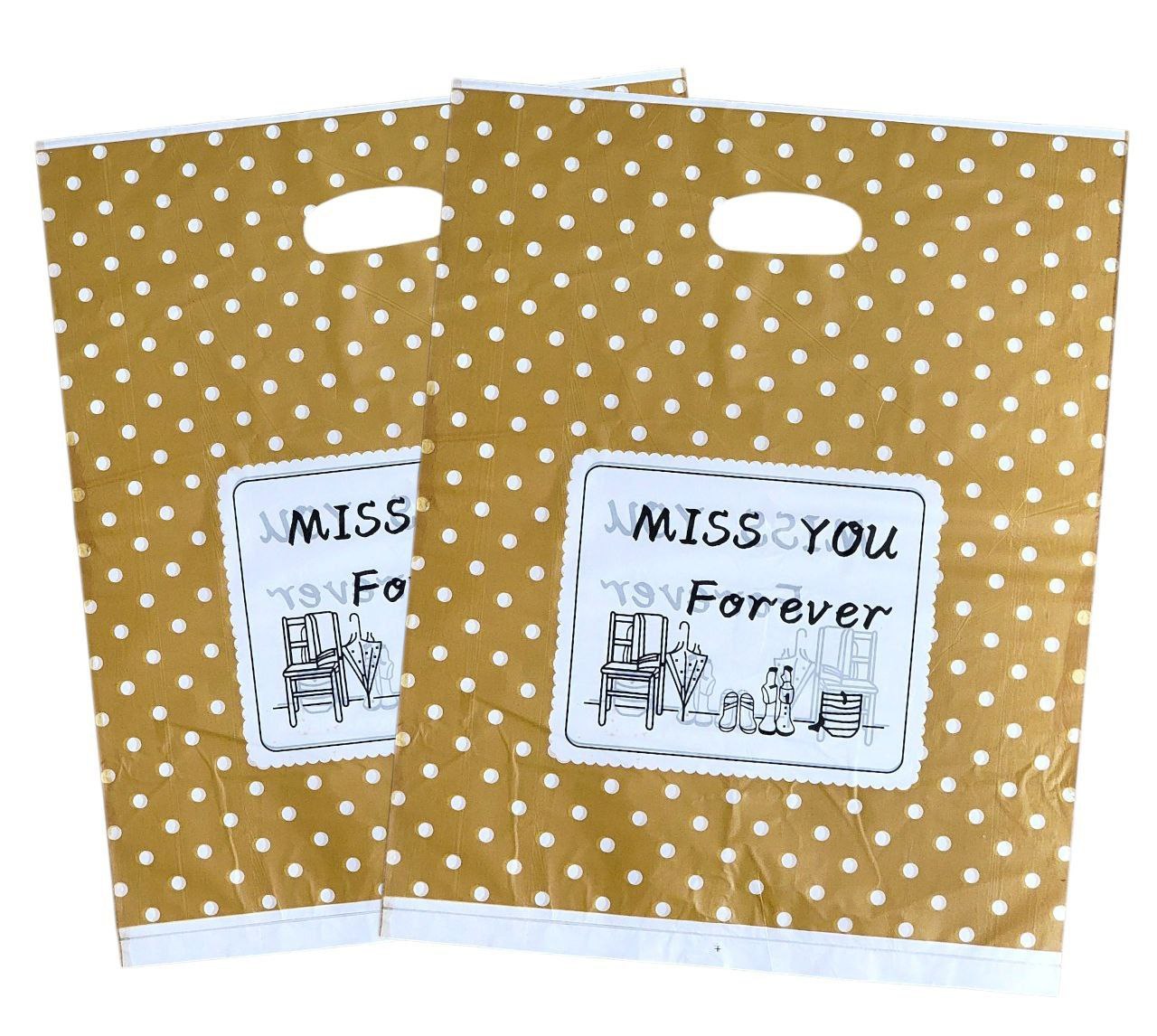 BOLSA DE REGALO PLASTICA EXTRA GRANDE 35X45CM, PAQUETE 100UND