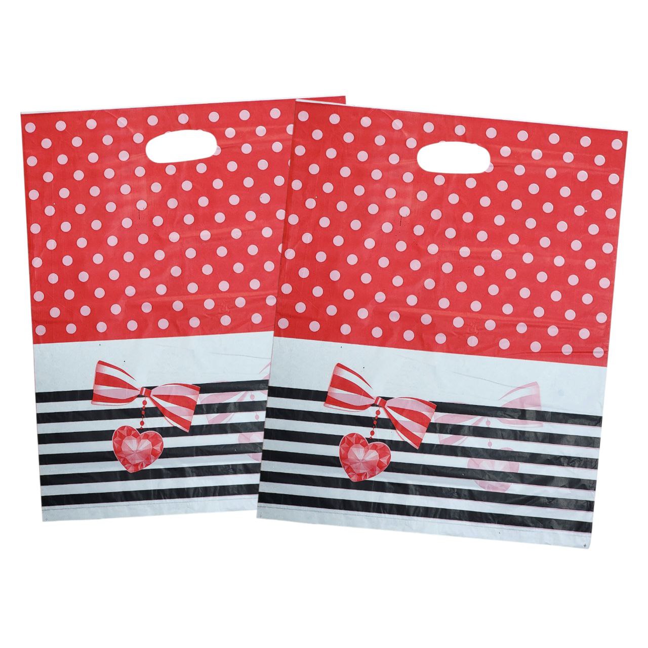 BOLSA DE REGALO PLASTICA EXTRA GRANDE 35X45CM, PAQUETE 100UND