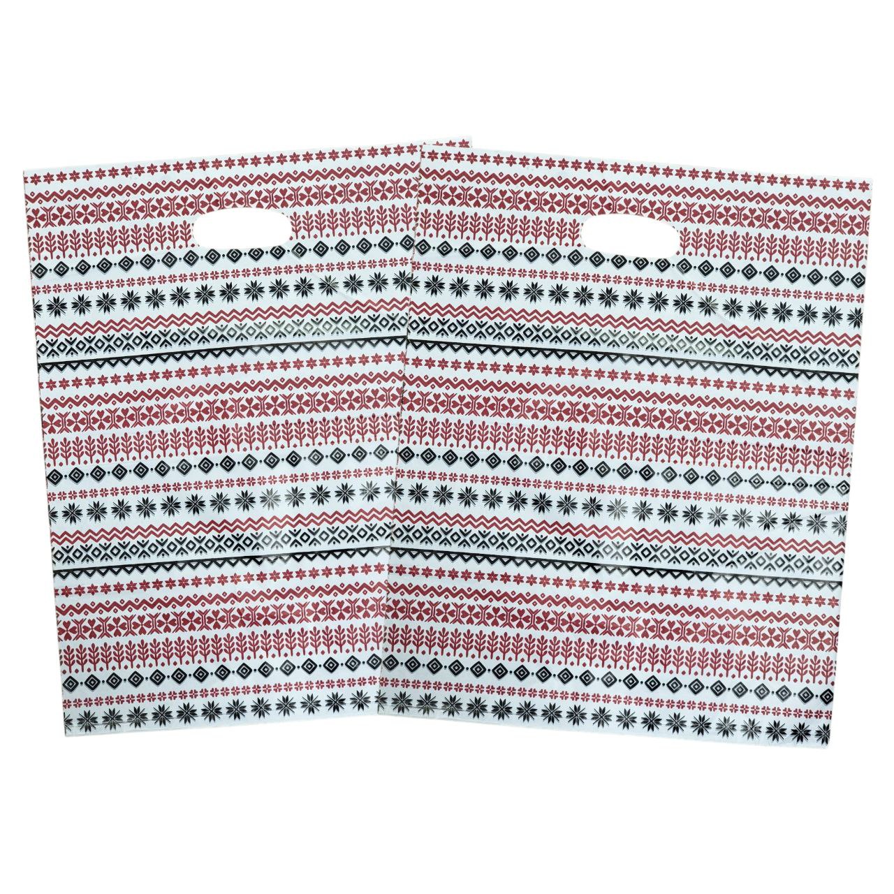 BOLSA DE REGALO PLASTICA EXTRA GRANDE 35X45CM, PAQUETE 100UND