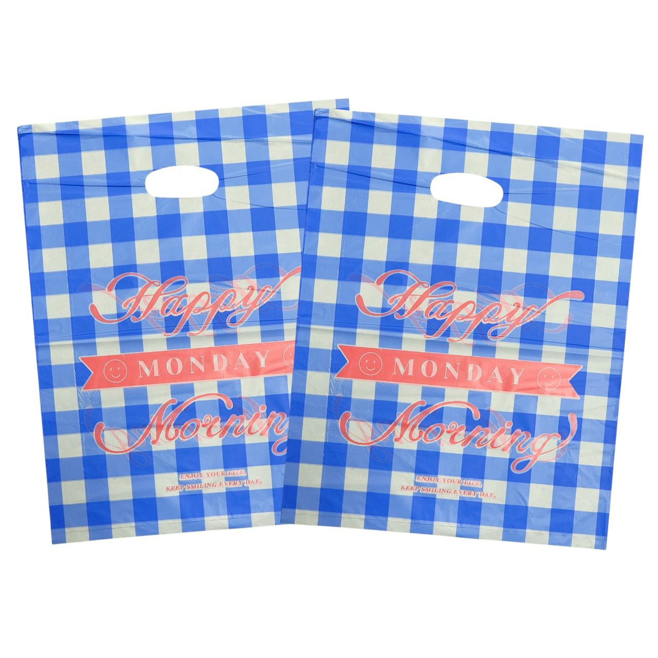 BOLSA DE REGALO PLASTICA EXTRA GRANDE 35X45CM, PAQUETE 100UND