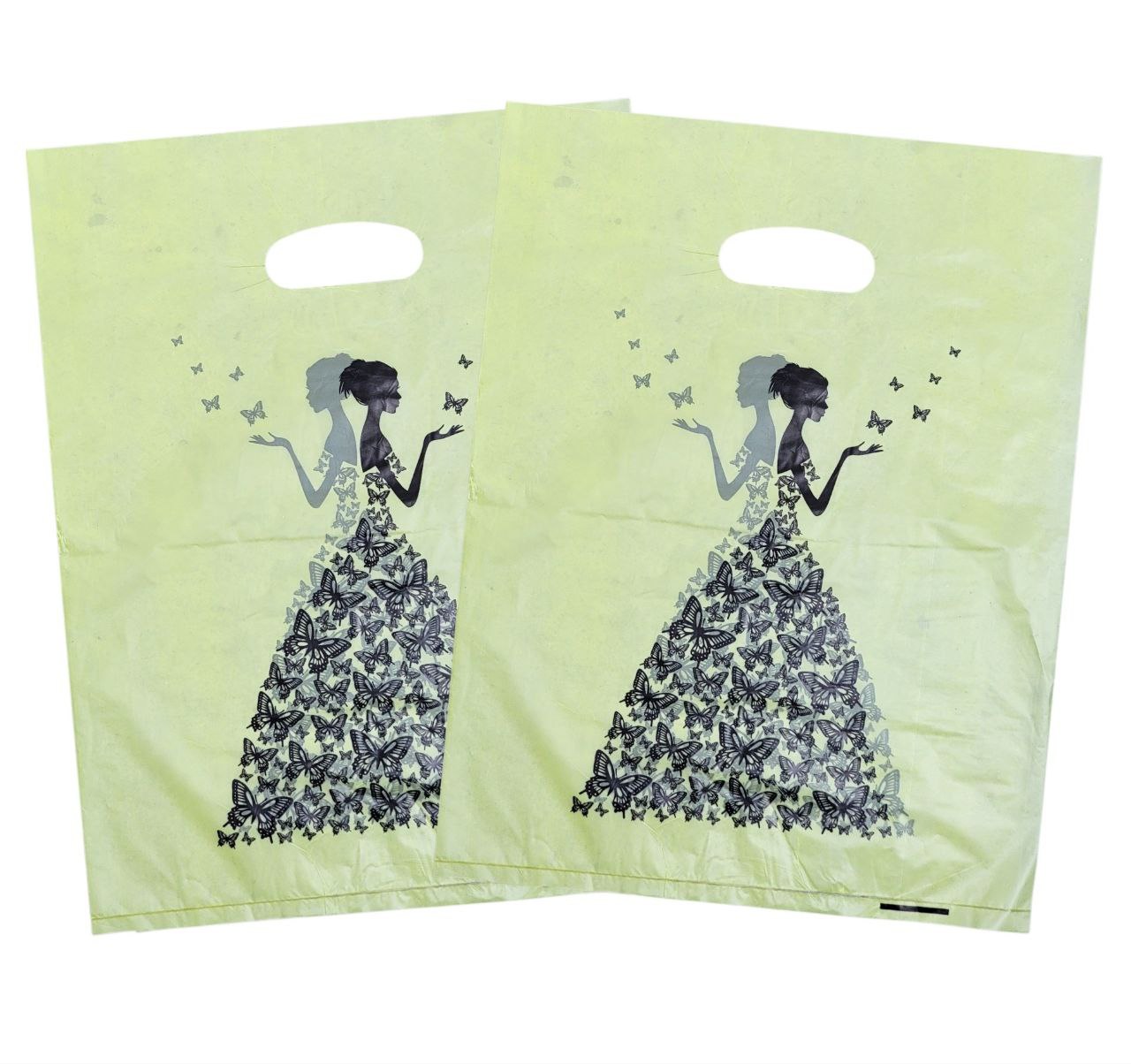 BOLSA DE REGALO PLASTICA GRANDE 30X40CM 100UND