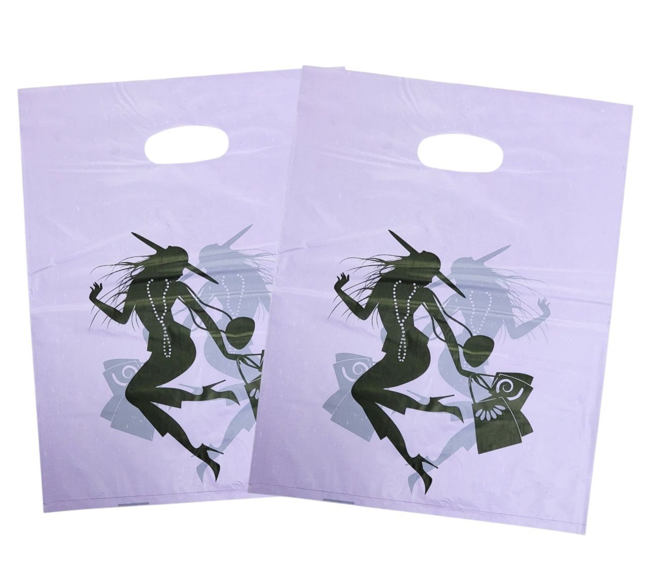 BOLSA DE REGALO PLASTICA GRANDE 30X40CM 100UND