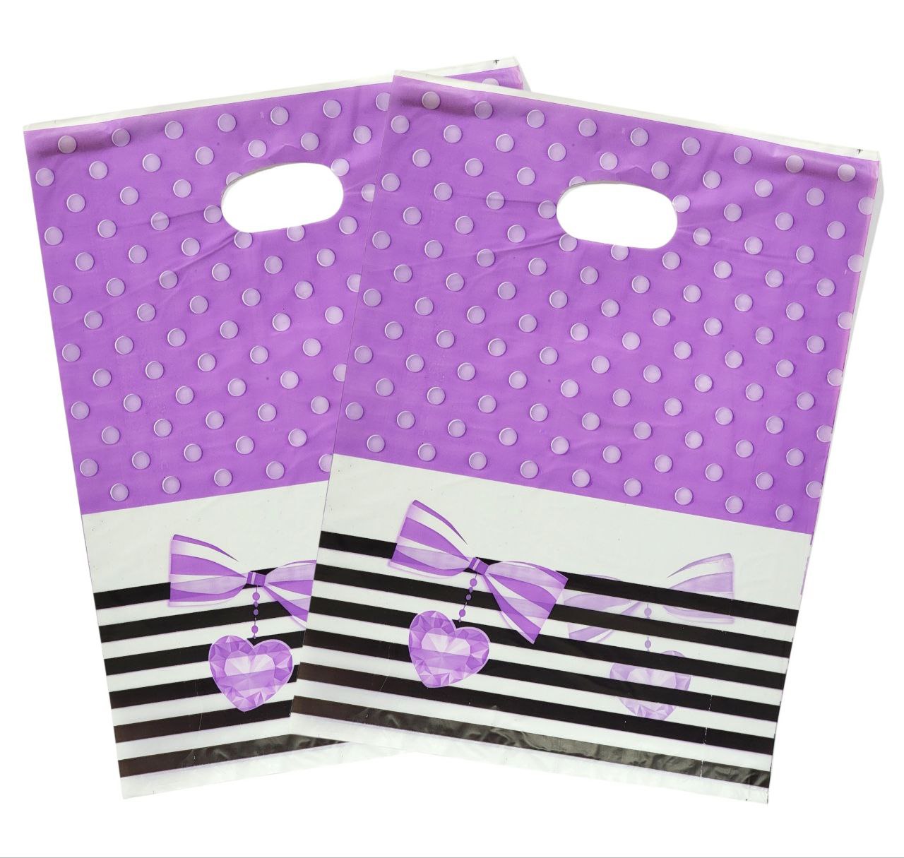 BOLSA DE REGALO PLASTICA MEDIANA 25X35CM, PAQUETE 100UND