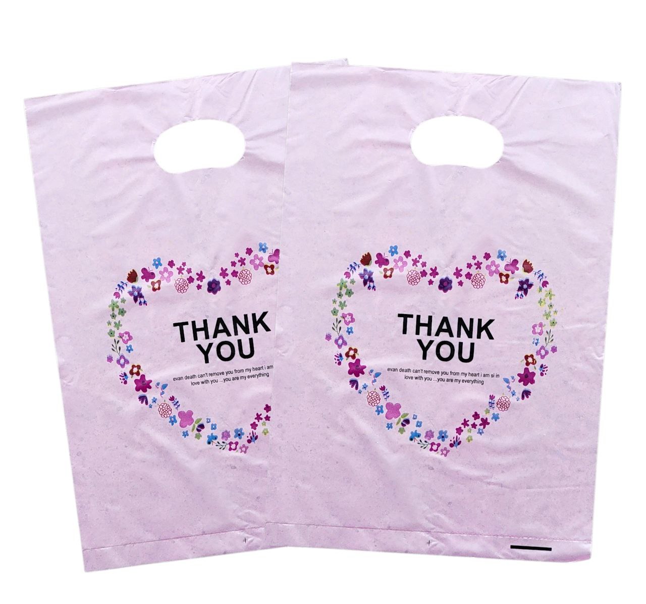 BOLSA DE REGALO PLASTICA PEQUEÑA 20X30CM, PAQUETE 100UND