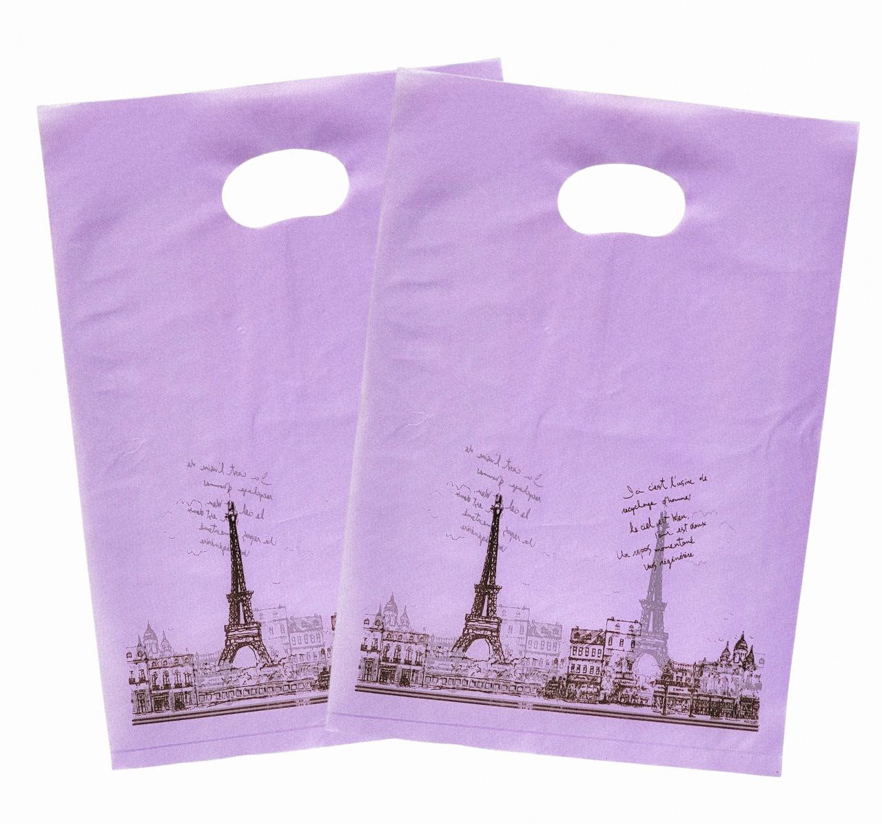 BOLSA DE REGALO PLASTICA PEQUEÑA 20X30CM, PAQUETE 100UND