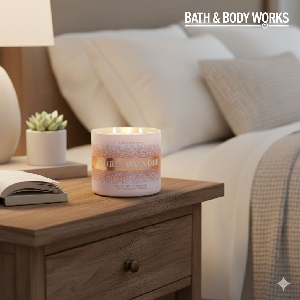 VELA AROMATICA BATH & BODY WORKS PURE WONDER 411G