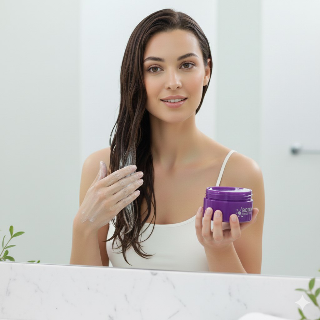 CREMA DE MASAJE PARA EL CUERO CABELLUDO DE BOTOX Y QUERATINA KORMESIC 100G