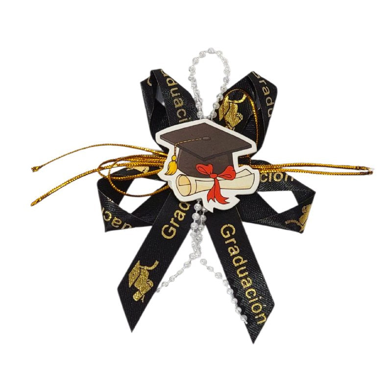 DECORACION ADORNO PARA RECURDOS DE GRADUACION EN PAQUETE 6UND 9X9CM