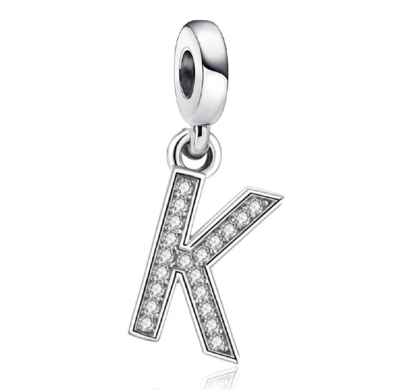 PCHARM4066$K LETRA K PANDORA PLATA 9.25