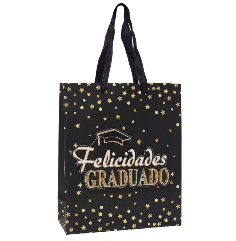 BOLSA DE REGALO DE GRADUACION PEQUEÑA 19.5X23.5X8CM