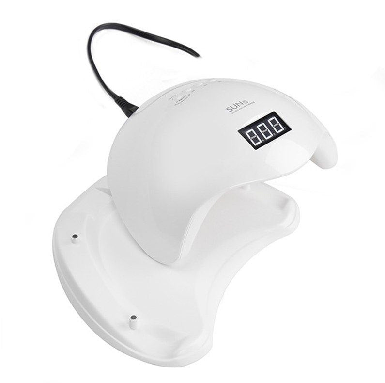 LAMPARA UV LED PARA SECADO RAPIDO DE UÑAS 48W SUN 5