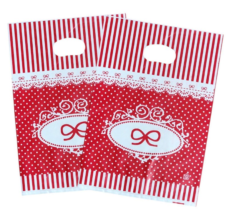 BOLSA DE REGALO PLASTICA PEQUEÑA 20X30CM, PAQUETE 100UND