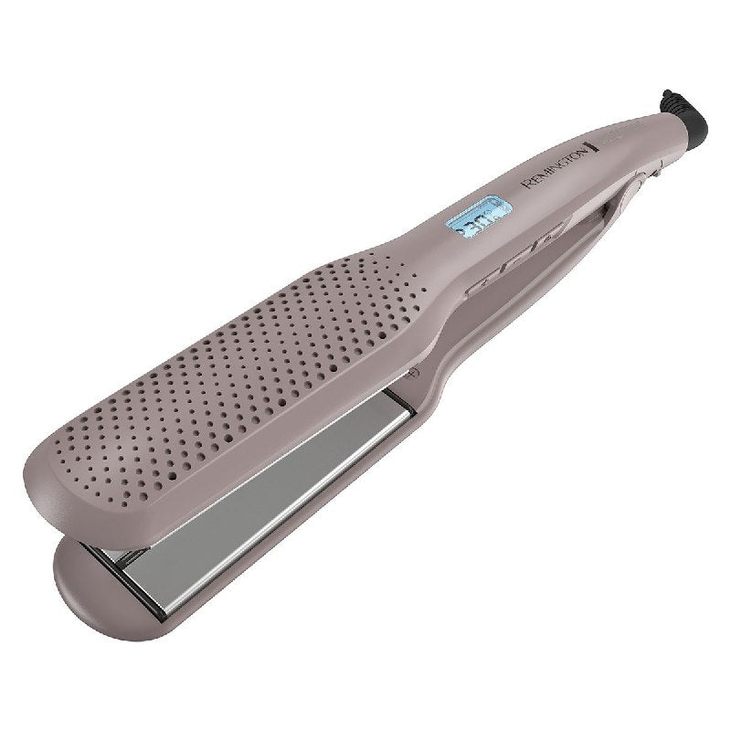 PLANCHA PARA EL CABELLO WET2STRAIGHT, SECA Y ALISA EN UN SOLO PASO, CERAMICA AVANZADA CON MICROACONDICIONADORES, ANTIFRIZZ, CONTROL DE TEMPERATURA DIGITAL, USO SEGURO EN CABELLO HUMEDO O SECO REMINGTON