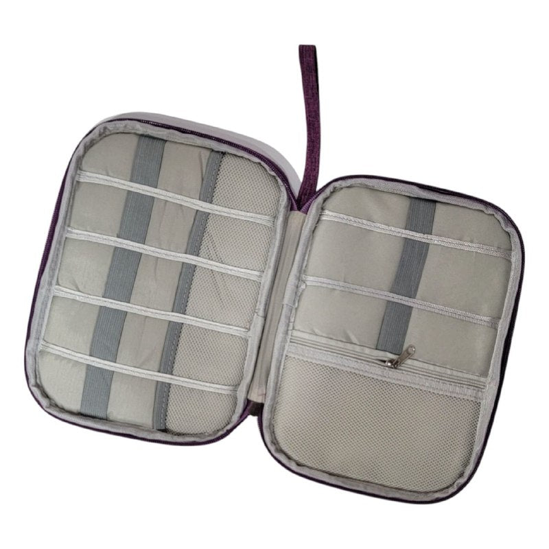 BOLSO ECONOMICO ORGANIZADOR DE CABLES O RELOJ IMPERMEABLE 4 COLORES TABU 25X19X2CM