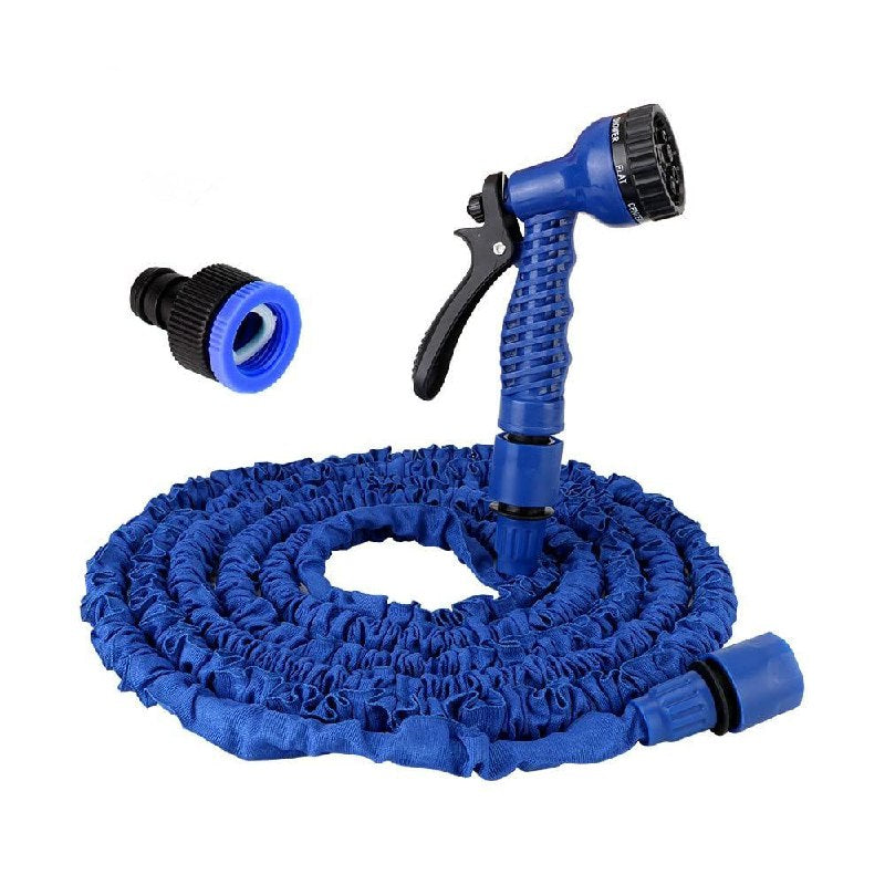 MANGUERA EXPANDIBLE FLEXIBLE CON BOQUILLA DE 7 FUNCIONES MAGIC HOSE 7.5M