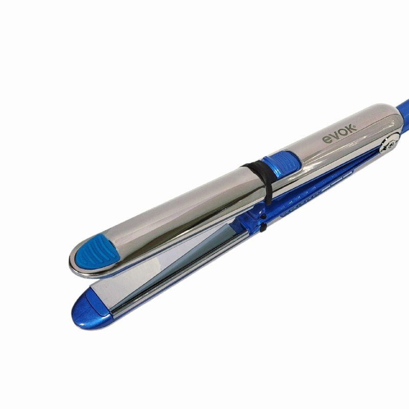 PLANCHA PARA EL CABELLO CON PANTALLA LED Y PLACAS DE TITANIO DE CALENTAMIENTO RAPIDO EVOK